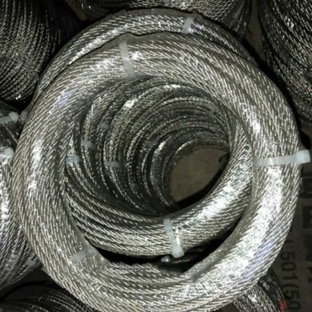 Канат стальной, трос, лебёдка, для крана, манипулятора, Оцинкованный