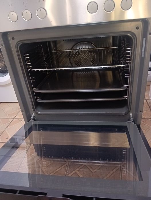 Иноксова свободно стояща печка с керамичен Gram с 2 години Гаранция!