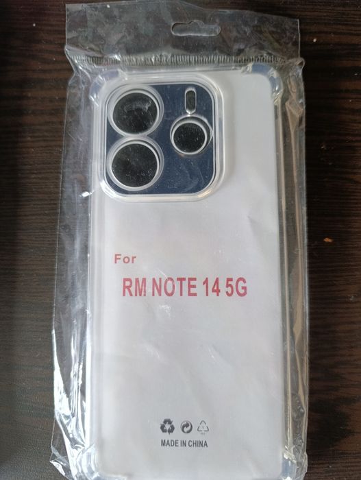 Redmi Note 14 Кейс калъф нов прозрачен