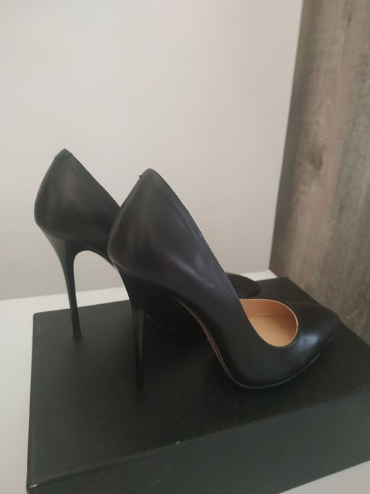 Туфли кожаные на шпильке BASCONI.