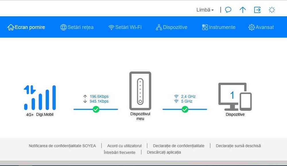 Huawei B535-333 router WiFi antena externa modem SIM 4G+ LTE 400 Mb