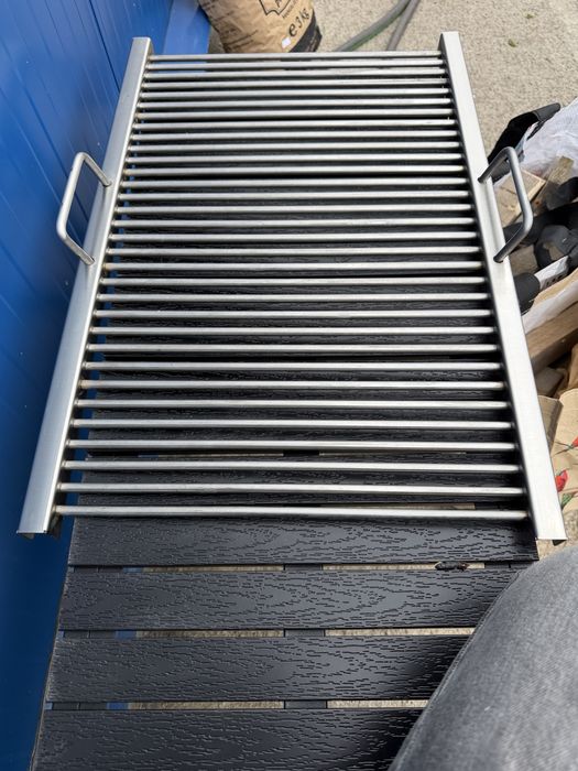 Grill inox 600x400 mm pentru gratar din inox