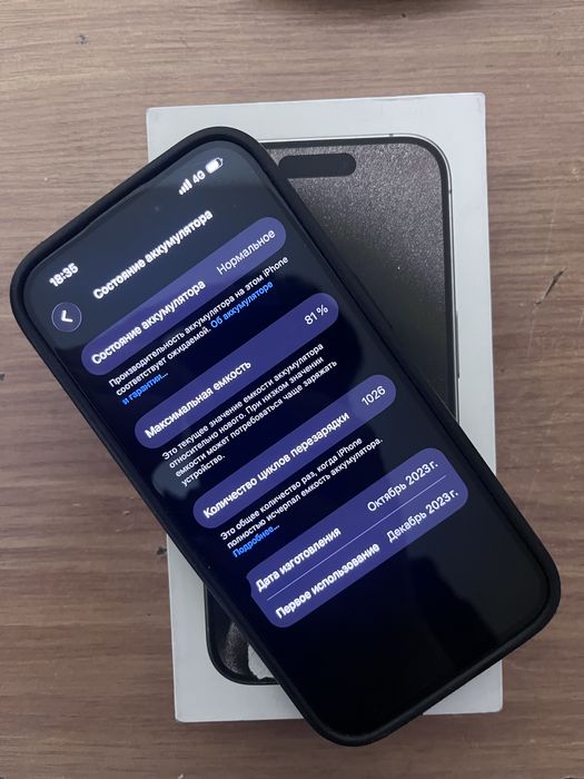 Айфон 15 про.