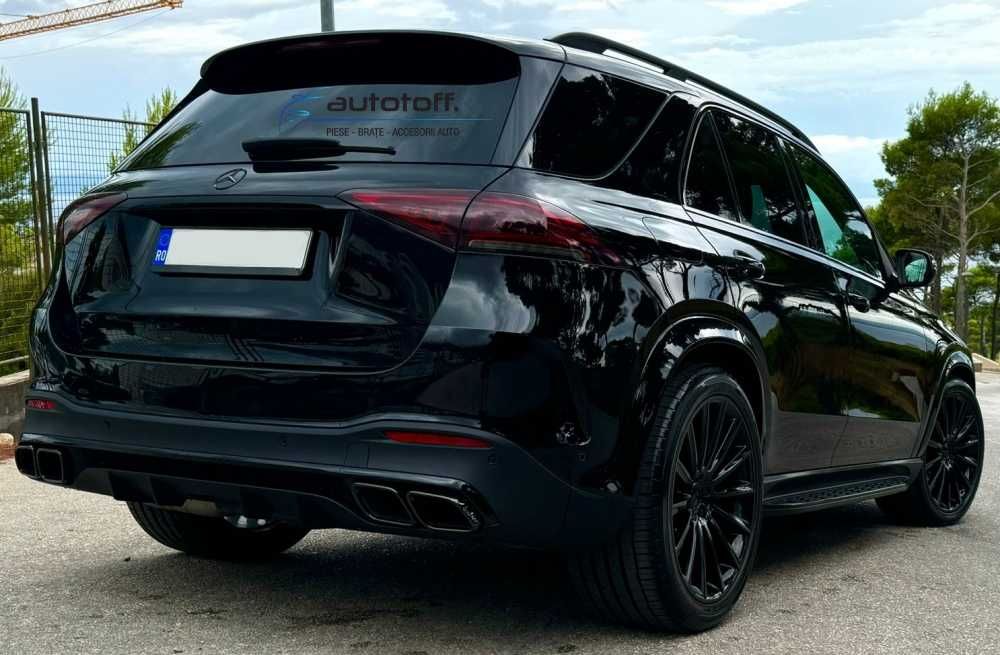 Difuzor bara spate GLE W167 (2019+) Full Black Look 63AMG