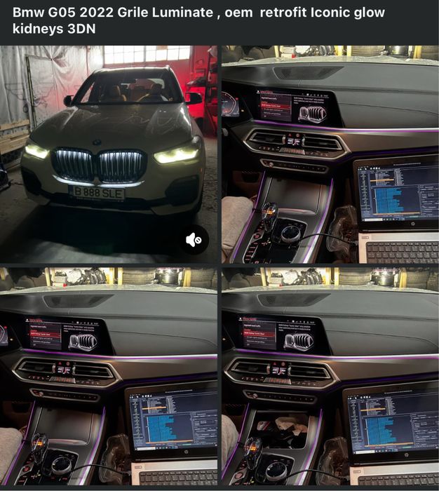 Grile iluminate bmw G05 x5 iconic glow RETROFIT OEM