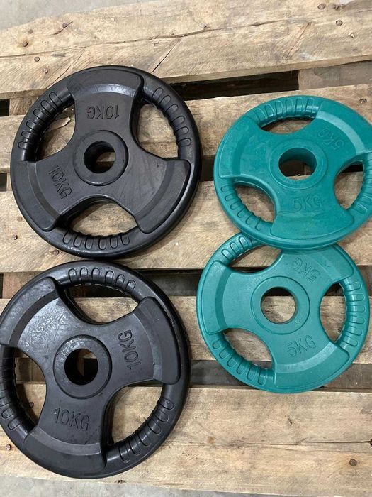 Discuri olimpice din fier cauciucat 50/51 mm