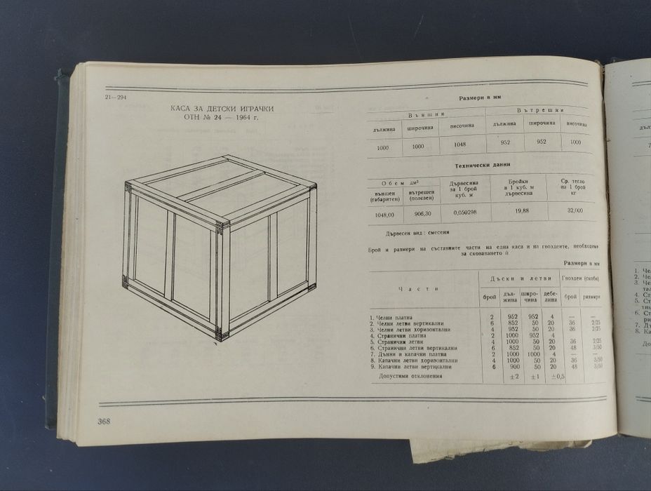Дървени опаковки каталог