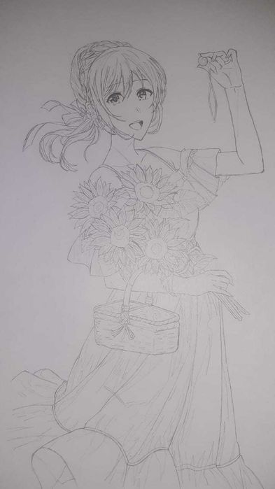 Аниме персонажи раскраски