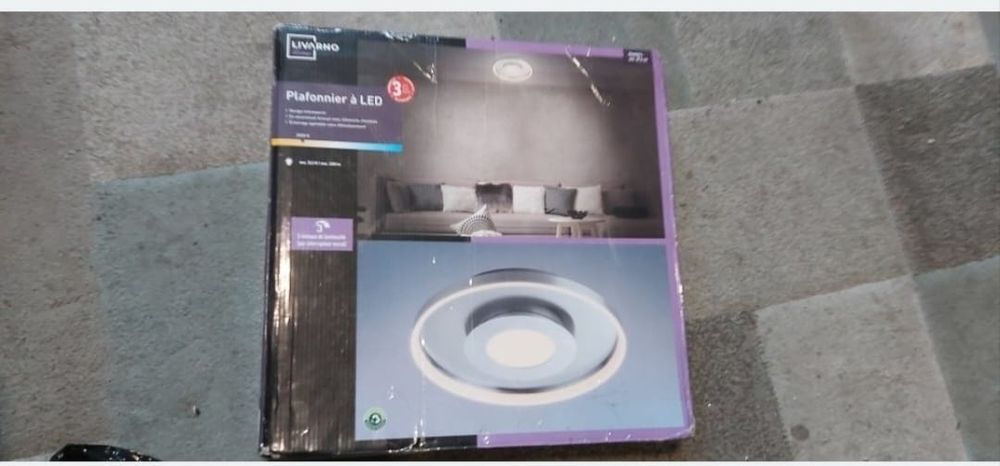 Plafoniera led diametru 39,5 noua
