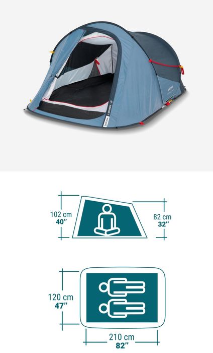 Cort Camping QUECHUA 2 persoane
Cort Camping 2
Seconds 2 persoan...
Mă