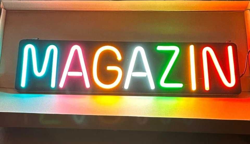 Reclama Luminoasa Neon LED " MAGAZIN " – Atrage Clientii Instant