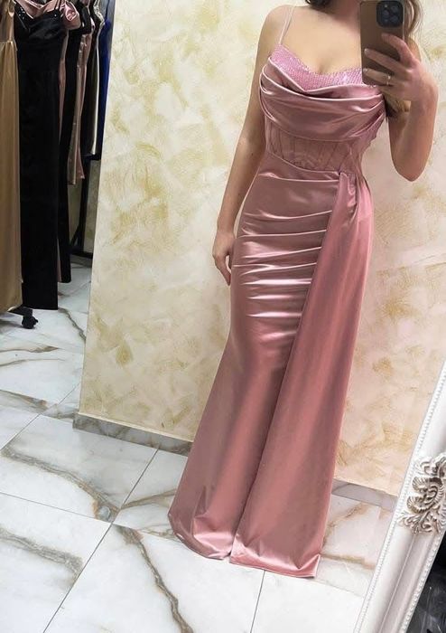 Официална рокля сатен