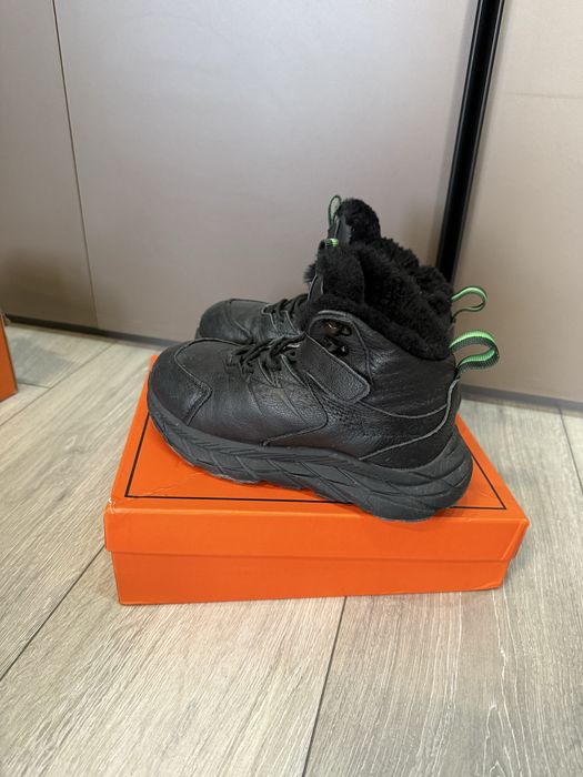 Ботинки  зимние 34- 35 размер кожа
