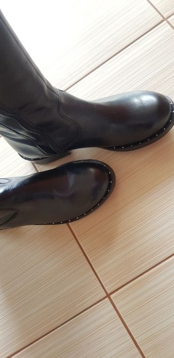 Дамски топли ботуши Visini Plovdiv от естествена кожа