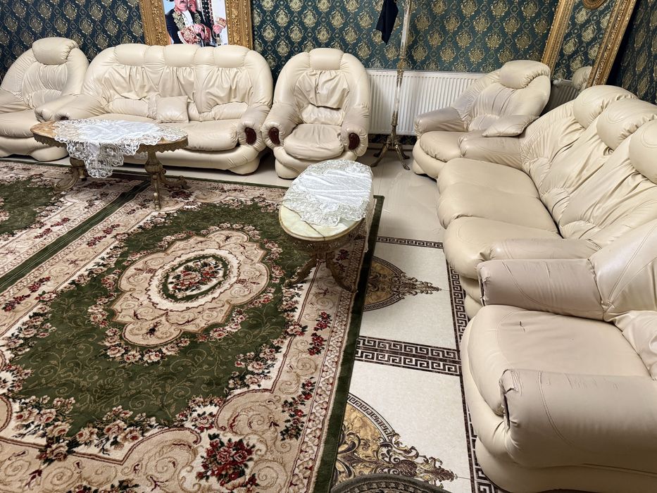 Canapele Extensibile 2 seturi din piele ecologica