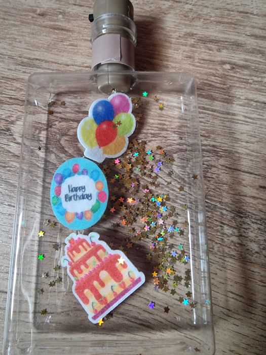 Sticluta de decor cu ghirlanda