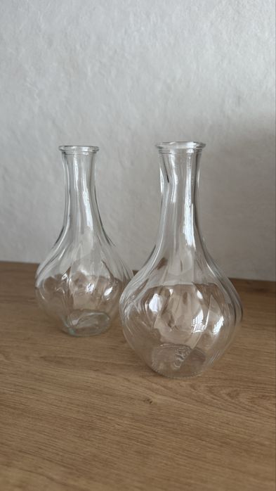 Vaze , sticla transparente