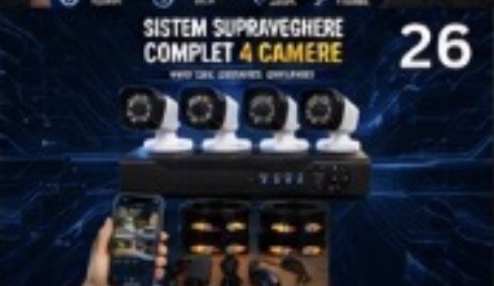 Vindem si Montam Camere Supraveghere Video KIT Complet 4/8/12 CAMERE