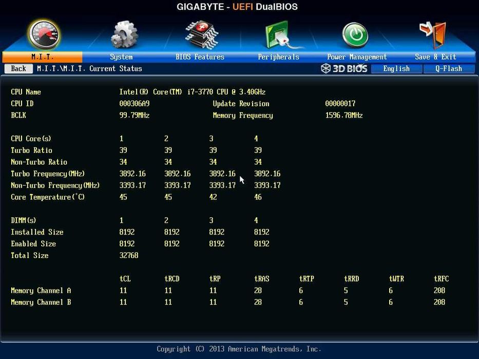 Процесор CPU Intel i7 - 3770 3.90GHz 1155 DDR3 HD Graphics 4000