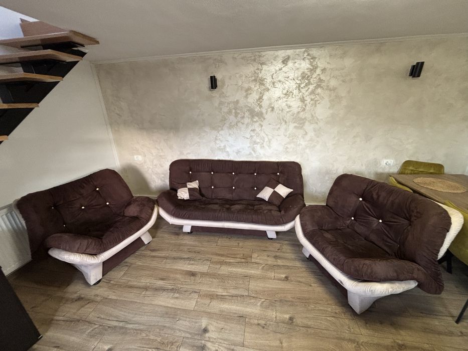 Set canapea+fotolii extensibile