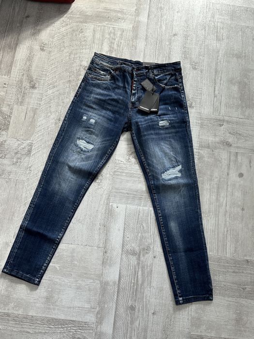 Blugi lungi albastri marime 54