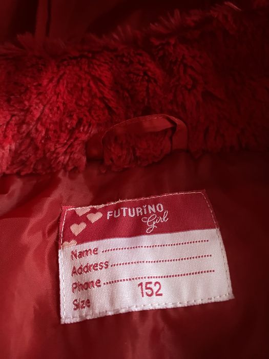 Зимняя куртка размер 152