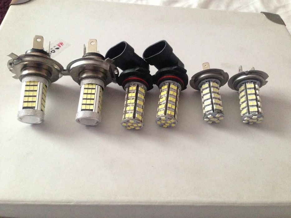 Vând led auto H1,H3,H4,H7,H8,H11,Hb3,Hb4 T5,T10