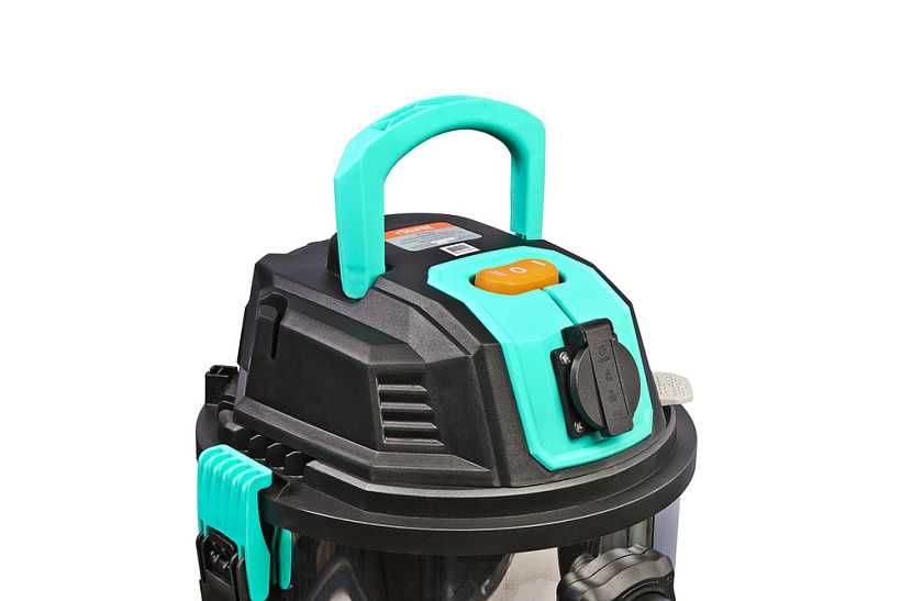 Промышленный пылесос 30л. Синхр.Самоочистка.1500Вт.Защита.Шл2,5Каб4,5