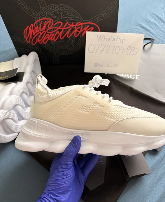 Versace Chain Reaction Triple White