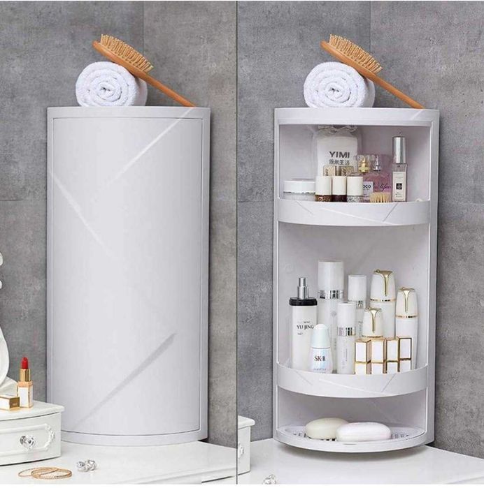 Уголок шкафчик в ванную, кухню универсальный. Вращающийся