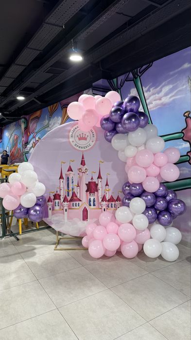 Арка из шаров, оформление шарами