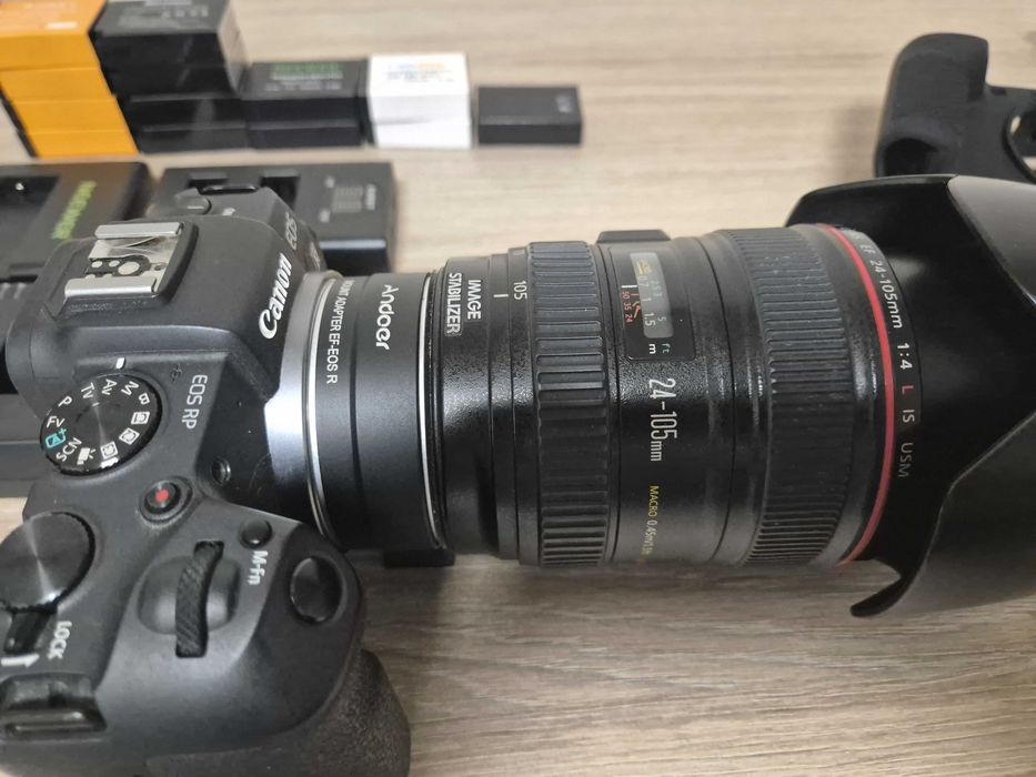 Canon EOS RP + EF 24–105 f/4L IS USM – Пълен комплект