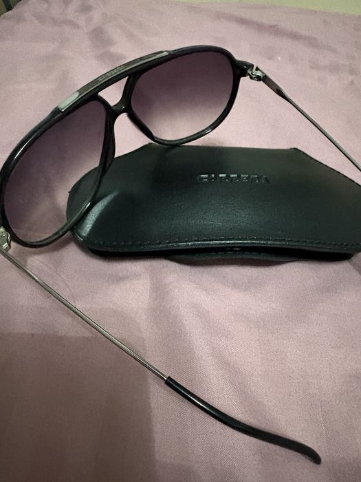 Ochelari de soare Carrera stil Aviator negri + toc original