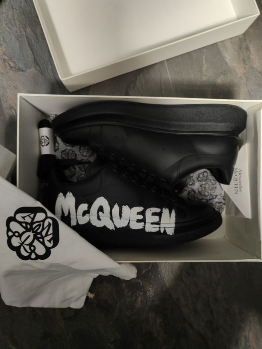 Alexander McQueen Oversized Black Graffiti