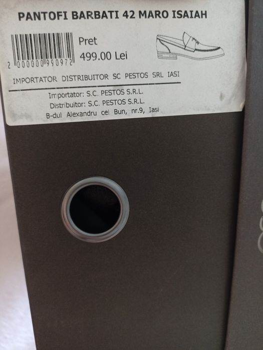 Pantofi piele il passo Nr 42 Noi