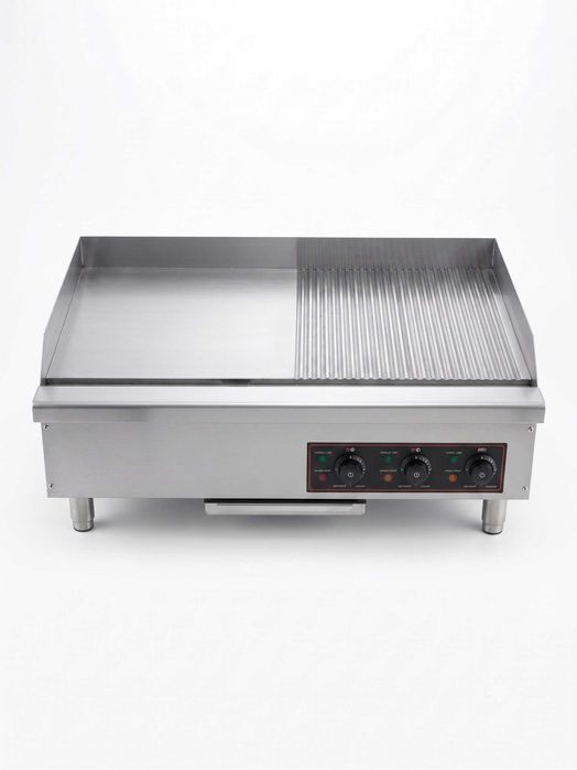 Plita profesionala gatit 380V 3 zone neteda sau neted si striat