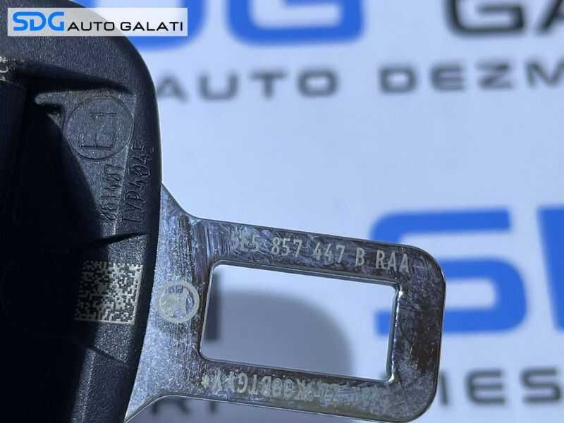 Centura Siguranta Dreapta Spate Bancheta Pasager Skoda Octavia 3 2013 - 2021 Cod 5E5857447B