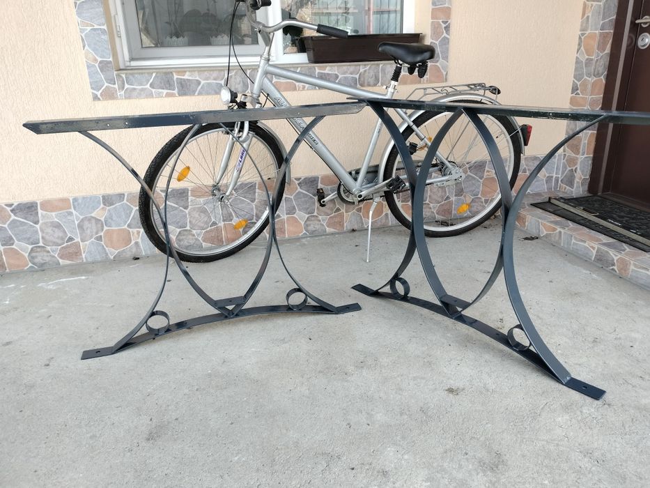 Picioare de masa foarte solide vopsite gri antracit