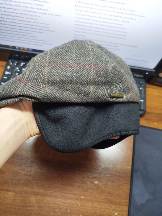 Кепка, Козырек, мужская шапка с ушами