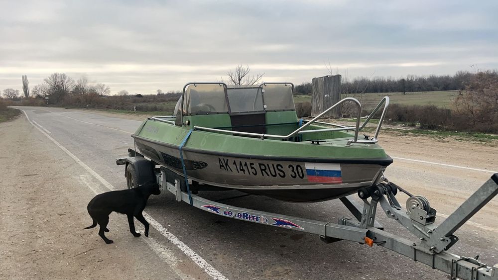 Продаётся катер Grizzly 470 с мотором Yamaha 60 4 такт