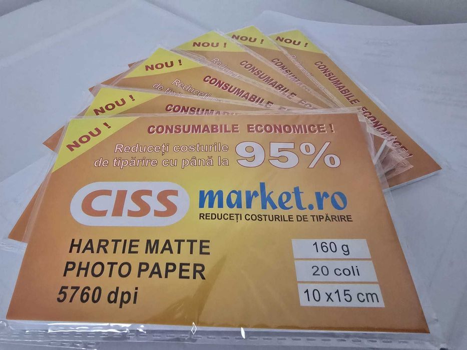 Hartie foto mata 10x15 pachet 500 coli