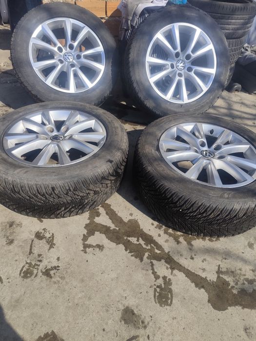 Гуми с джанти за Touareg 255/55/R18 Dot 2522