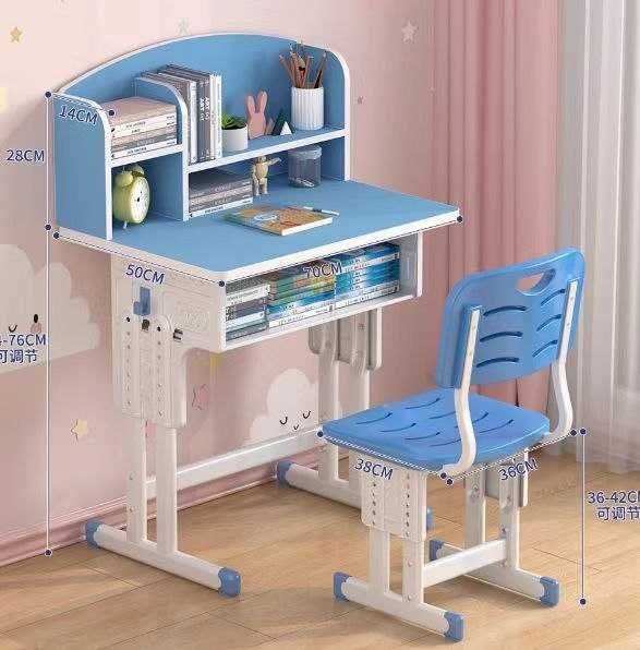 Детский регулируемый стол со стулом 70x50 см