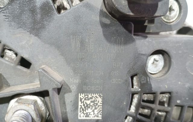 Alternator 03L903017 2.0tdi Audi A4 B8/8K [2007 - 2011]