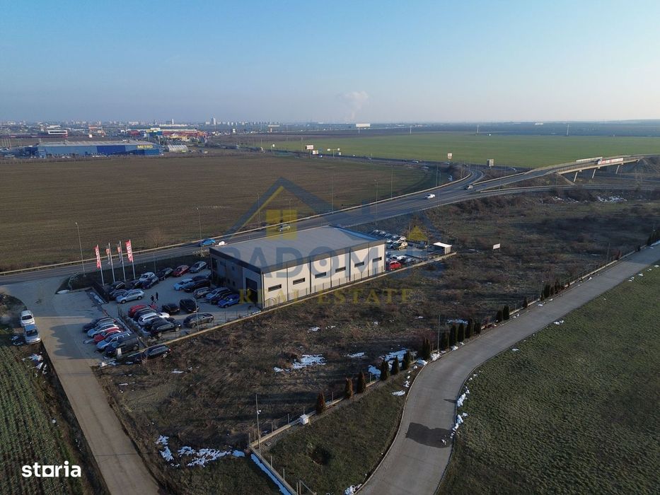 Teren industrial intravilan – 2 loturi – Posibilitate rate – acces DN1