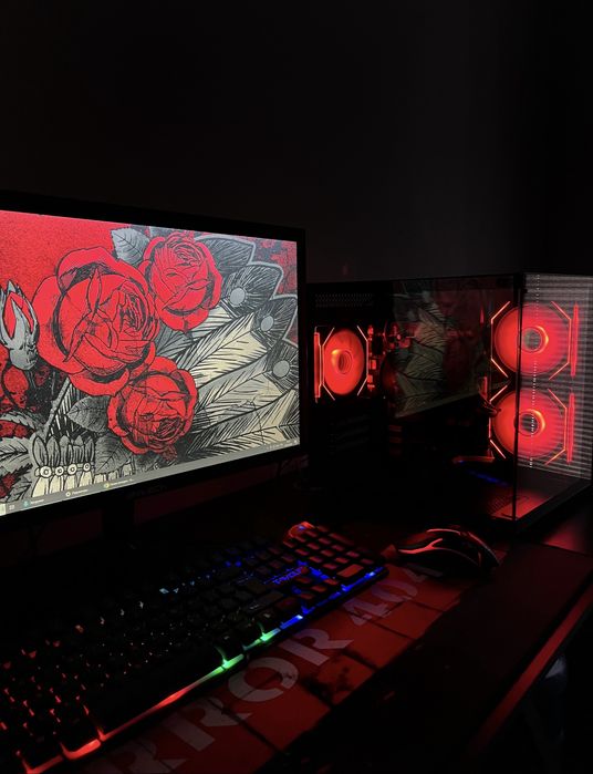 Новый! Компьютер с RGB + Полный комплект. Black Aquarium
