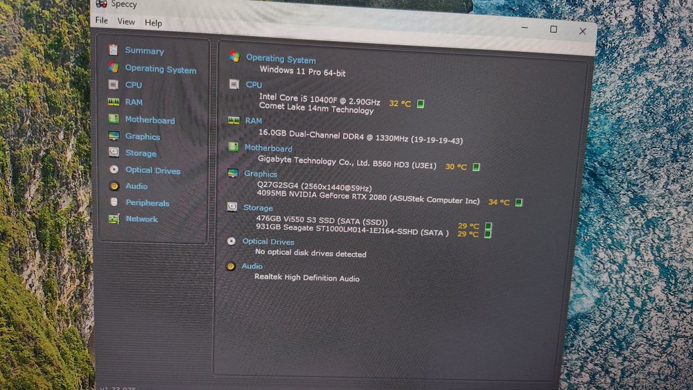 PC Gaming, i5, RTX 2080 8 GB, 16 GB RAM