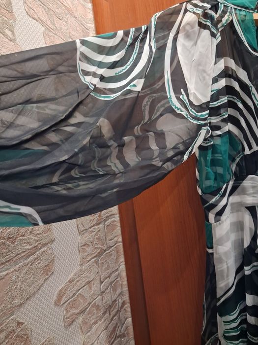 Шифоновое красивое вечернее платье