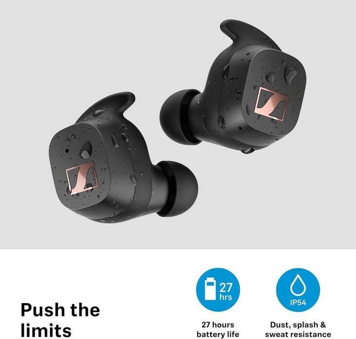 Casti In-Ear Sennheiser SportTrueWireless,Bluetooth 5.2,negru,sigilat