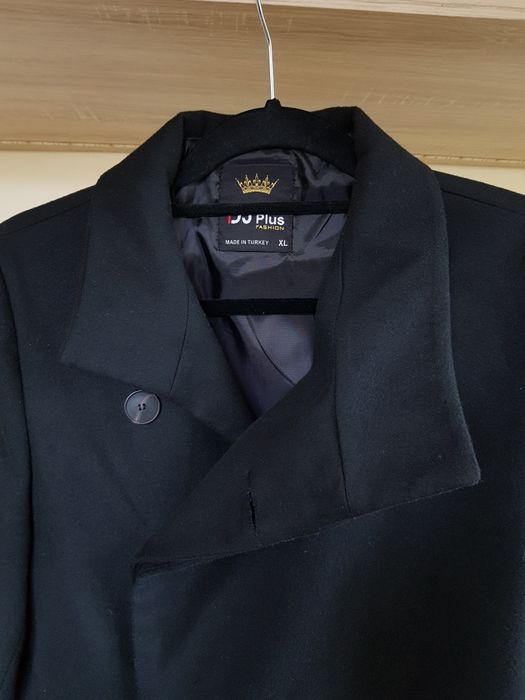 Palton barbati asimetric slim fit